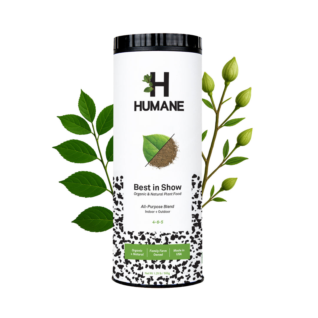 Best in Show All-Purpose Organic Plant Food, 1.25lb Shaker – Humane Organics
