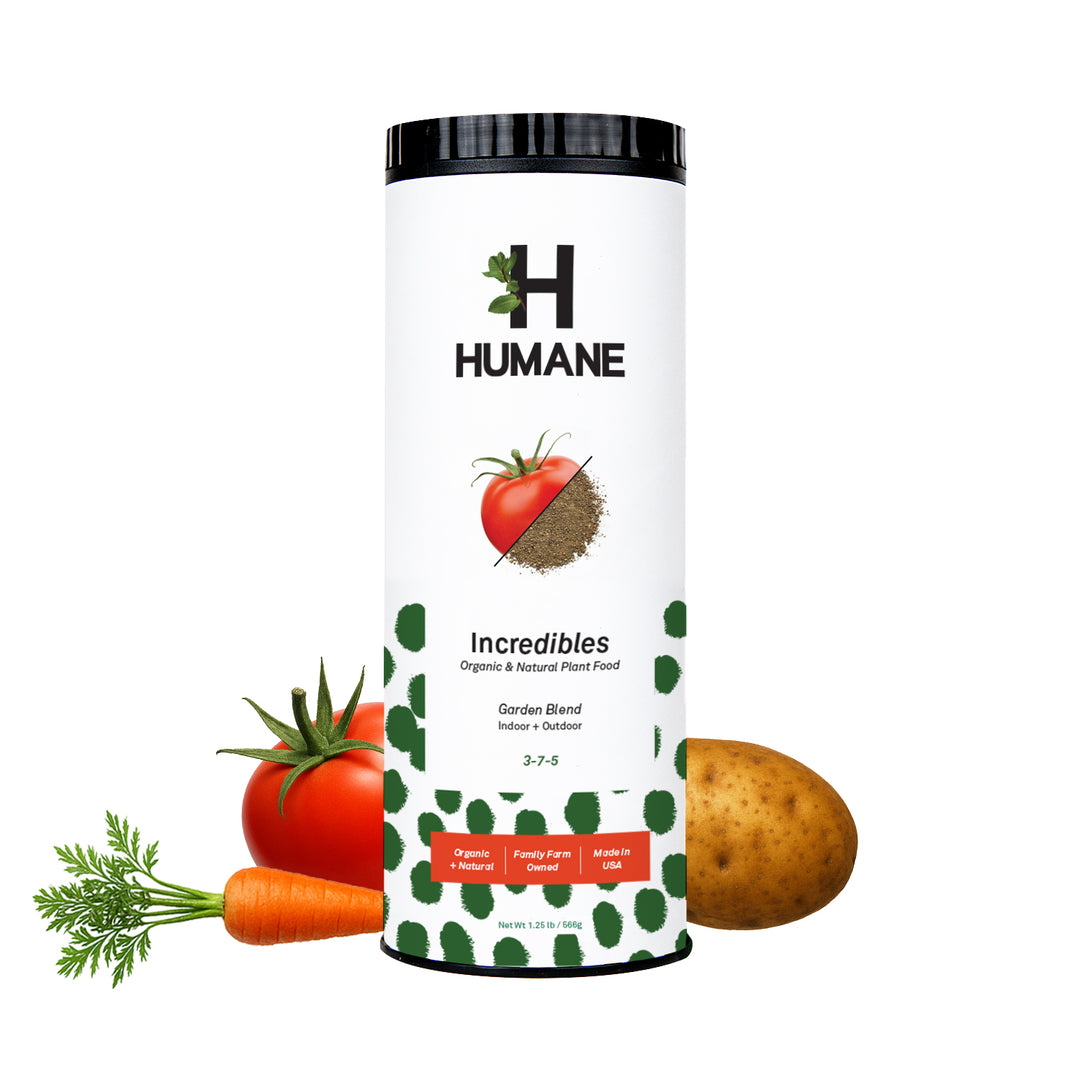 indoor organic plant food Incredibles Organic Plant Food, 1.25lb Shaker – Humane Organics